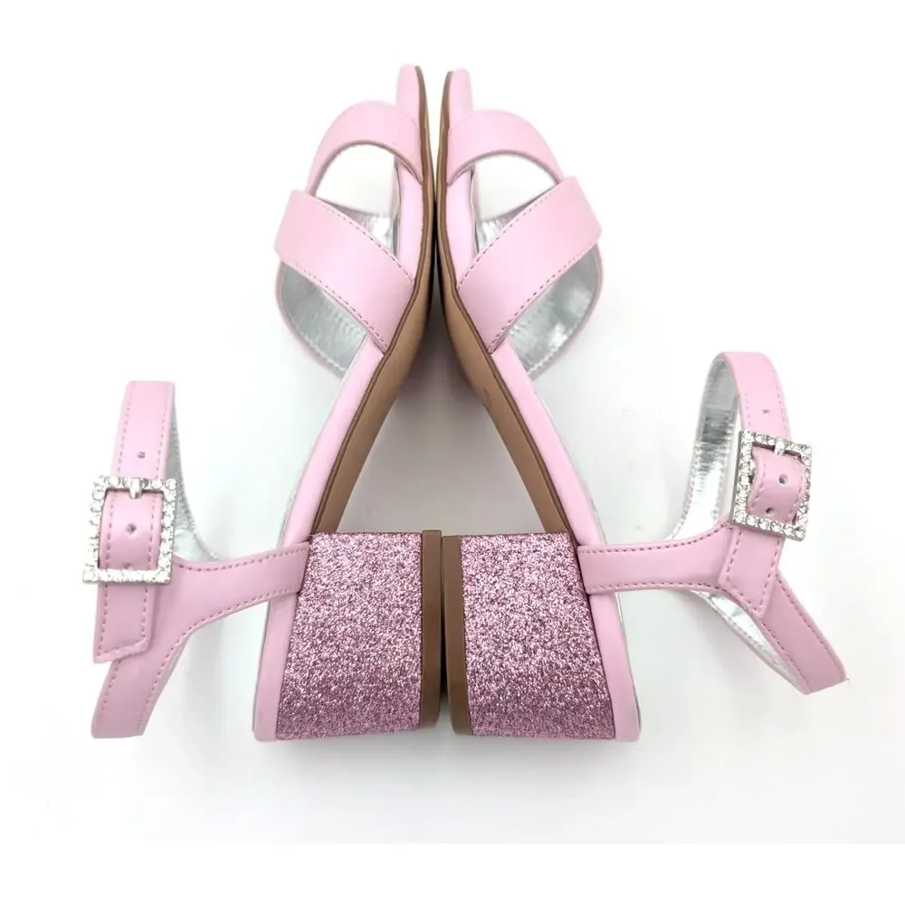 Nina Kids' Valentin Ankle Strap Sandals Little Kid Pink Size US3M EU34